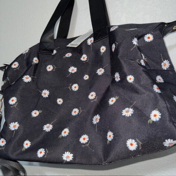 NEW Alice + Olivia Daisy‎ Duffel Bag Travel Shoulder Strap hippie boho Weekend - Picture 11 of 11